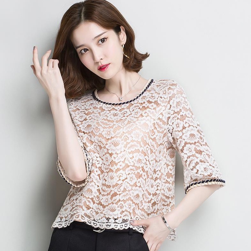 Áo Thun Cổ Tròn Dáng Rộng Thời Trang Dành Cho Nữ