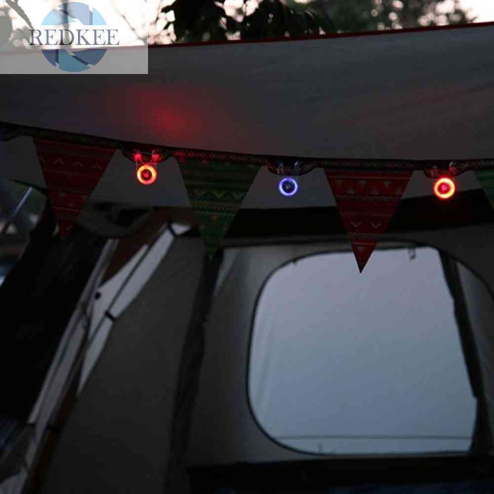 Bộ 10 Đèn LED Chống Thấm Nước Treo Lều Cắm Trại Màu Sắc Ngẫu Nhiên