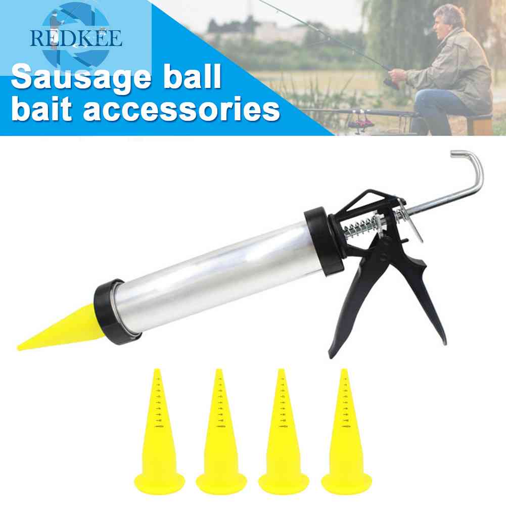 Bộ Dụng Cụ Làm Xúc Xích Câu Cá Kèm 4 Đầu Phun
