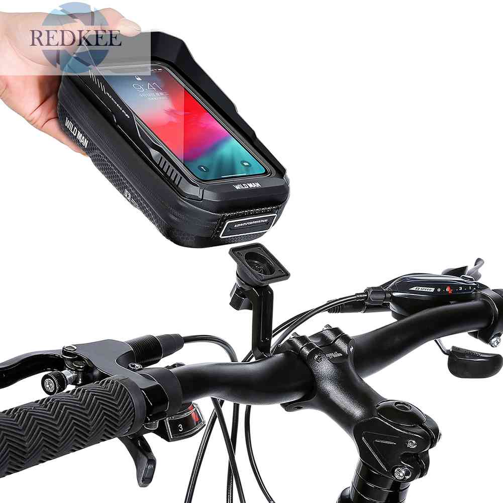 Túi Đựng Điện Thoại Gắn Tay Lái Xe Đạp Bằng EVA Cứng Chống Thấm Nước