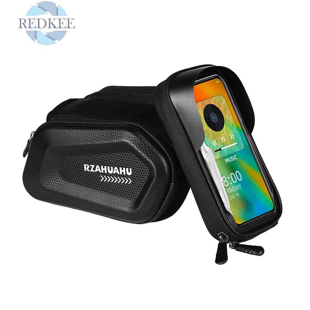 Túi Đựng Điện Thoại RZAHUAHU Màn Hình Cảm Ứng 7 Inch Gắn Ghi Đông Xe Đạp