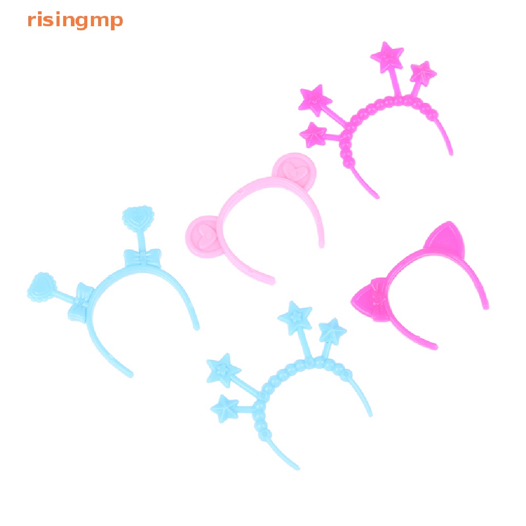 Set 5 Băng Đô Tai Thỏ / Mèo / Gấu Mini 30cm Dành Cho Búp Bê