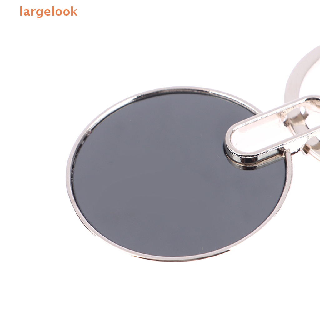 [Biglook] Móc Chìa Khóa Thẻ Kim Loại Trống Có Thể Là o o Quà Tặng Mới