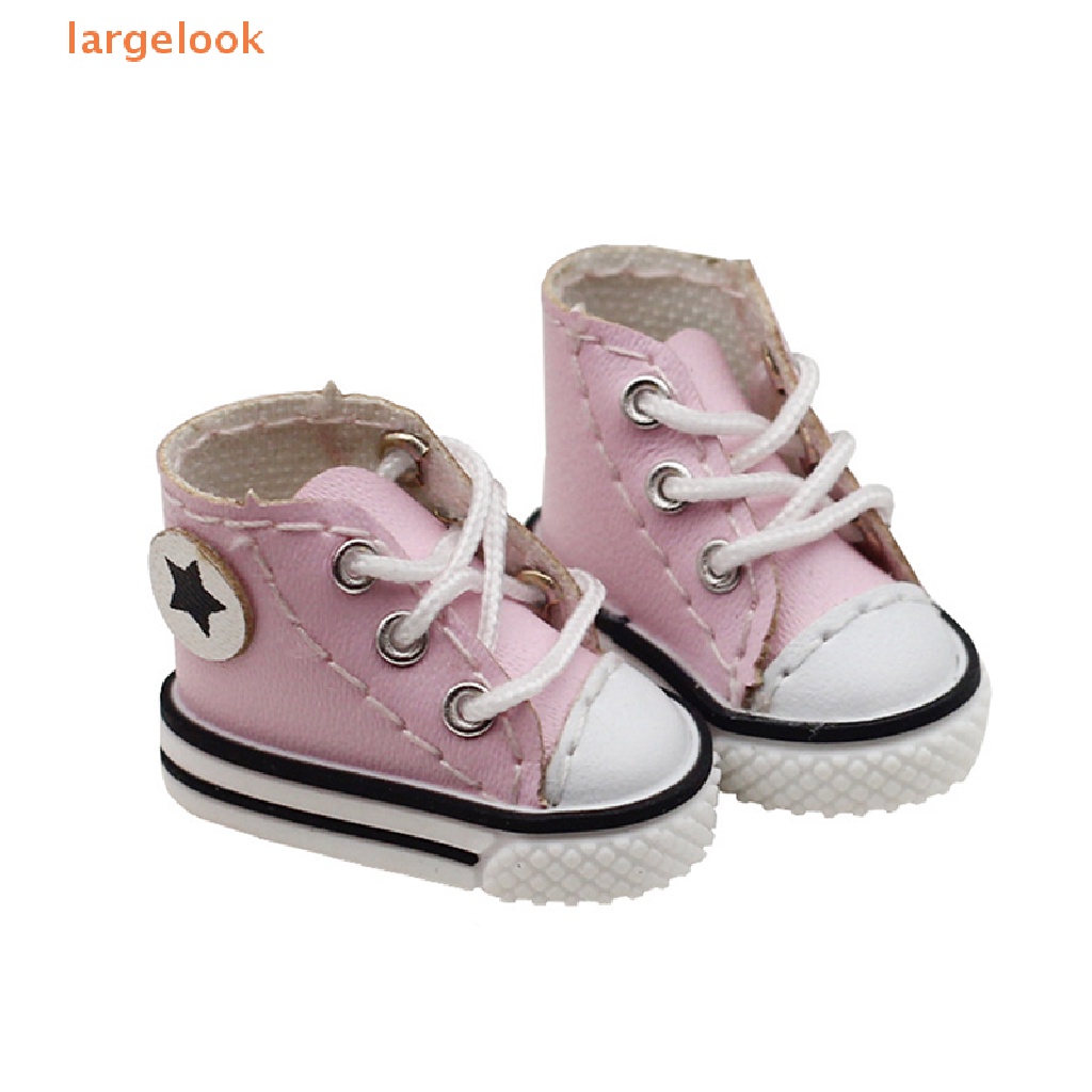 1 Đôi Giày Canvas Mini Thời Trang Cho Búp Bê