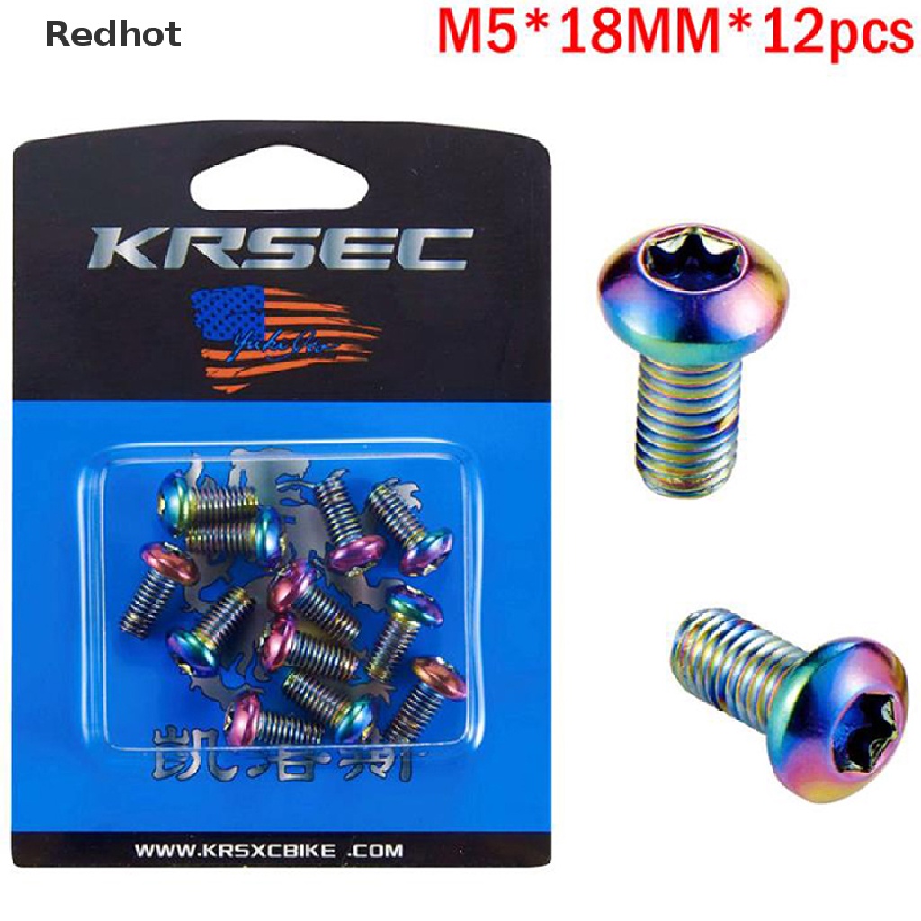 Bộ 12 Ốc Vít M5x10mm Cho Phanh Đĩa Xe Đạp
