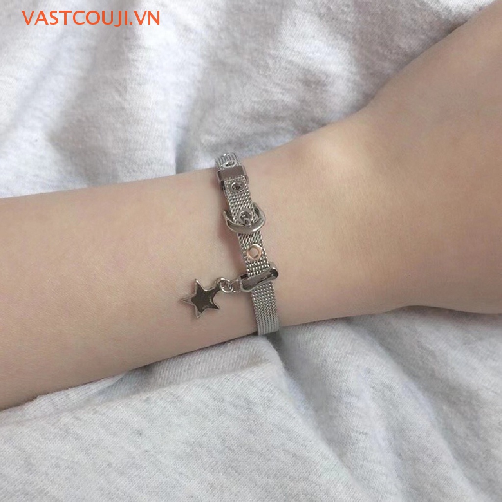 Vòng Đeo Tay VASTJI Y2k Có Thể Điều Chỉnh Phong Cách Punk Dễ Thương