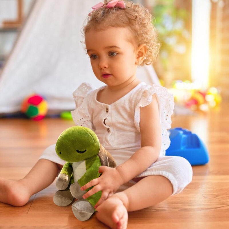 Rùa Nhồi Bông 18cm Dễ Thương Cho Bé