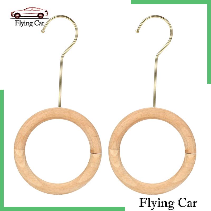 [Lzdjfmy2] Giá Đỡ Khăn Quàng Cổ Thắt Lưng Bằng Gỗ Tiết Kiệm Không Gian