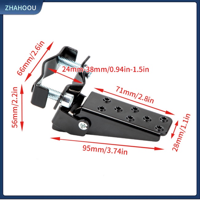☃Nhà Cửa☃ 1 Cặp Bàn Đạp Để Chân Hấp Thụ Sốc Có Thể Gập Lại Cho Xe Máy Honda