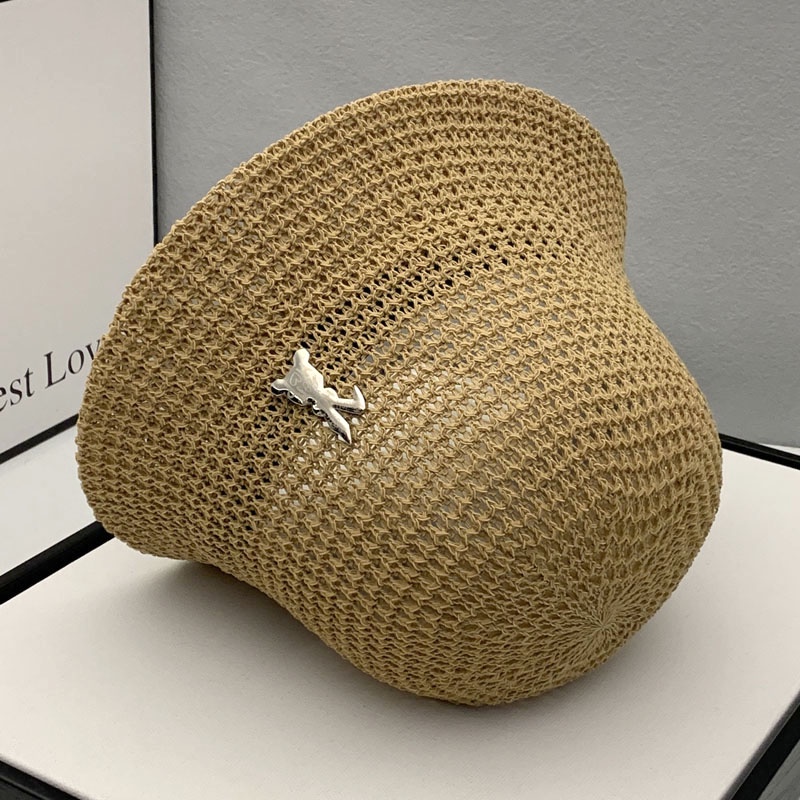 Mũ Tai Bèo Chống Nắng Gấp Gọn Che Phủ Khuôn Mặt Phong Cách Hàn Quốc Thời Trang Xuân Hè Mới Cho Nữ