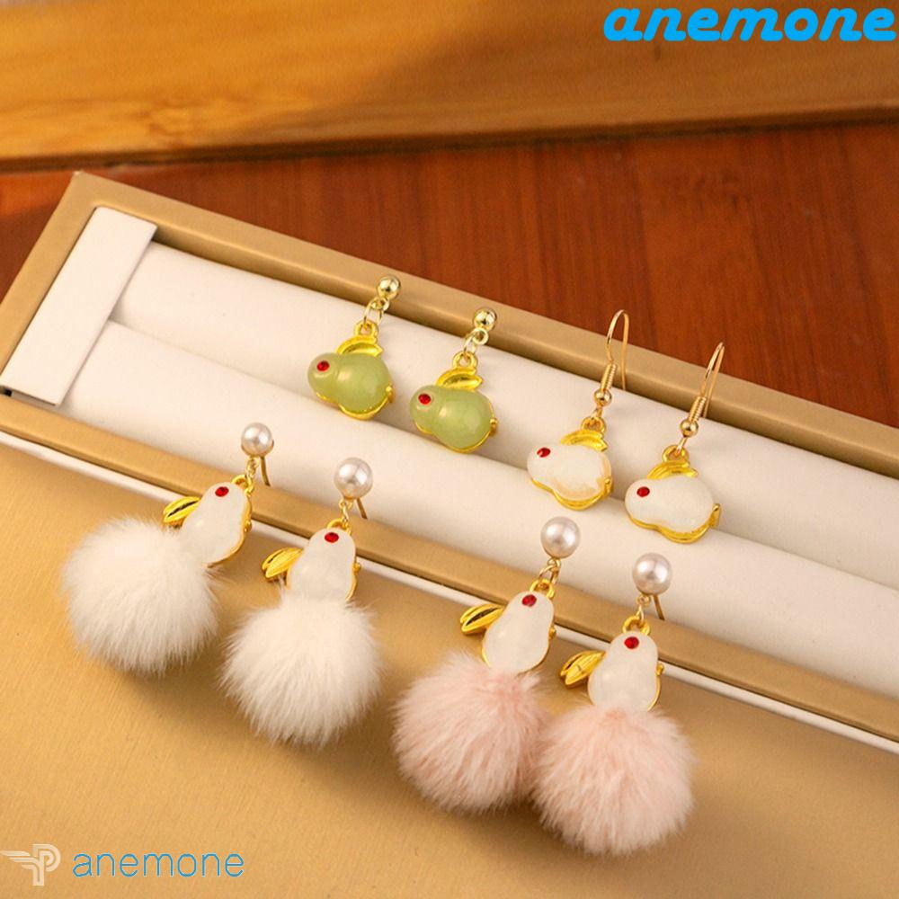 Bông Tai Hình Thỏ Hoạt Hình Thanh Lịch Dành Cho Nữ