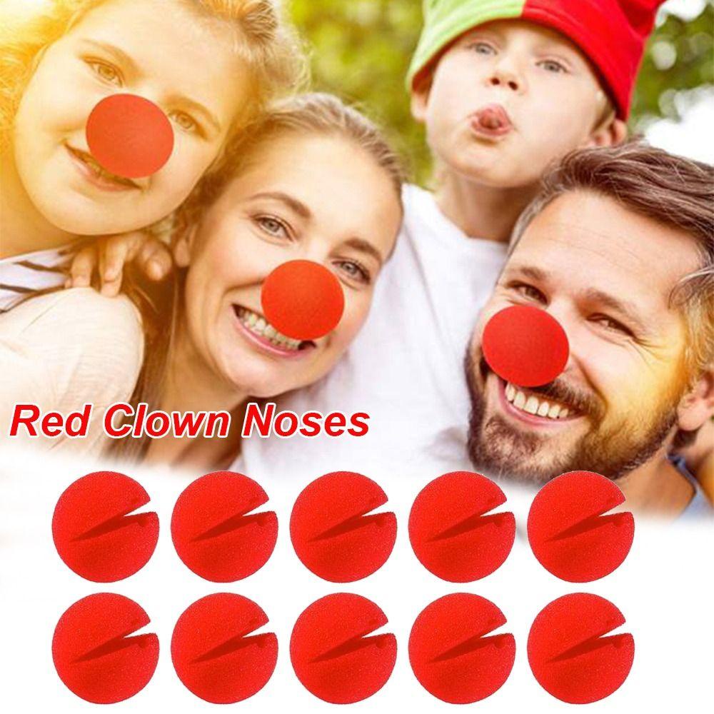 LANSEL Set 3 Túi 30 Mũi Chú Hề Đỏ Chất Lượng Cao Dùng Hóa Trang DIY