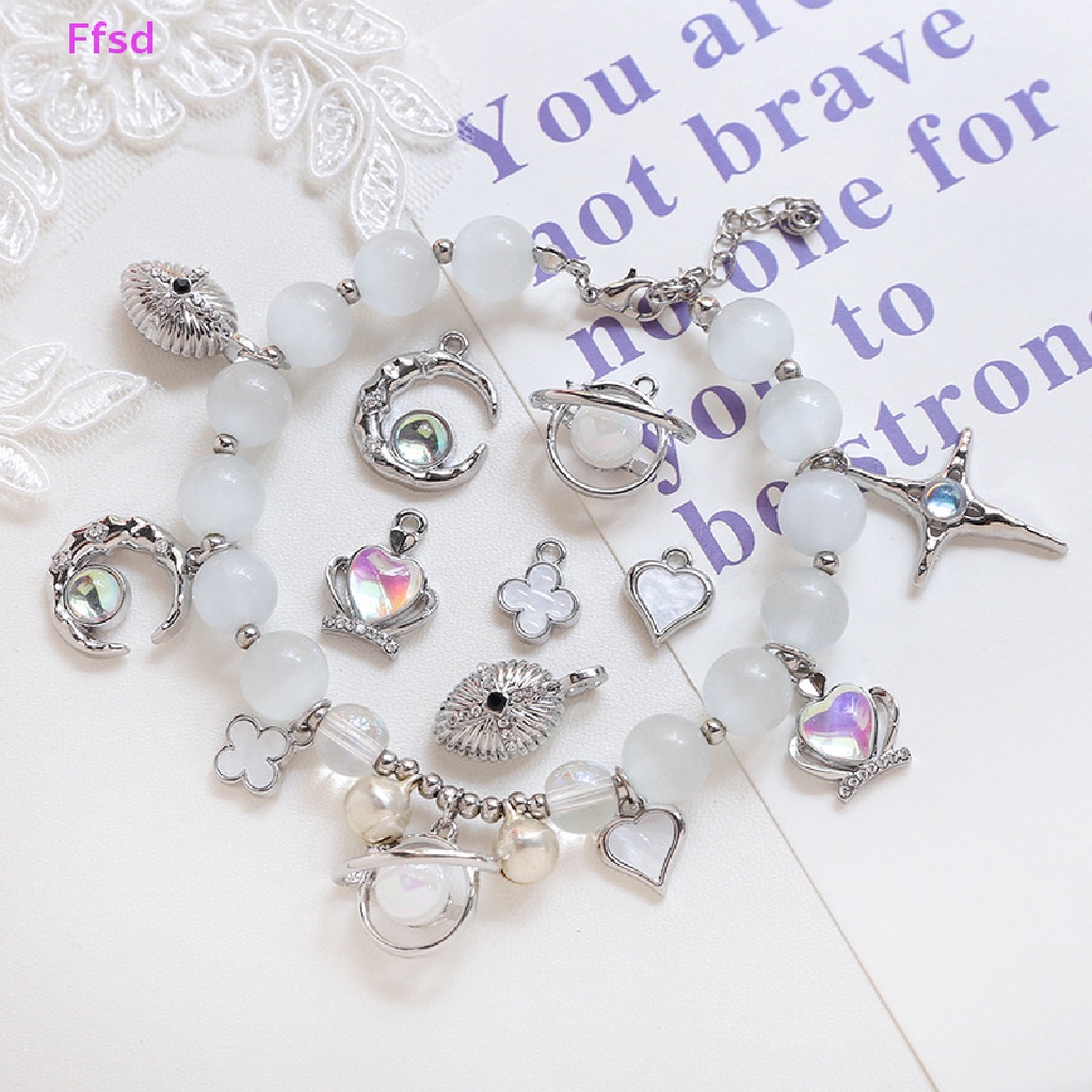 {Ffsd} Mặt Vòng cổ Trang Sức Hình Hành Tinh Khảm Đá Zircon Diy