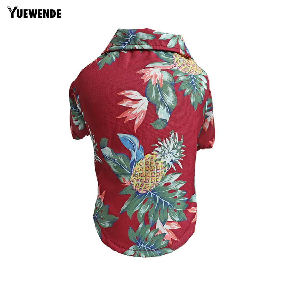 Áo Đi Biển Hawaii Hình Cây Dừa Dễ Thương Cho Cún Cưng