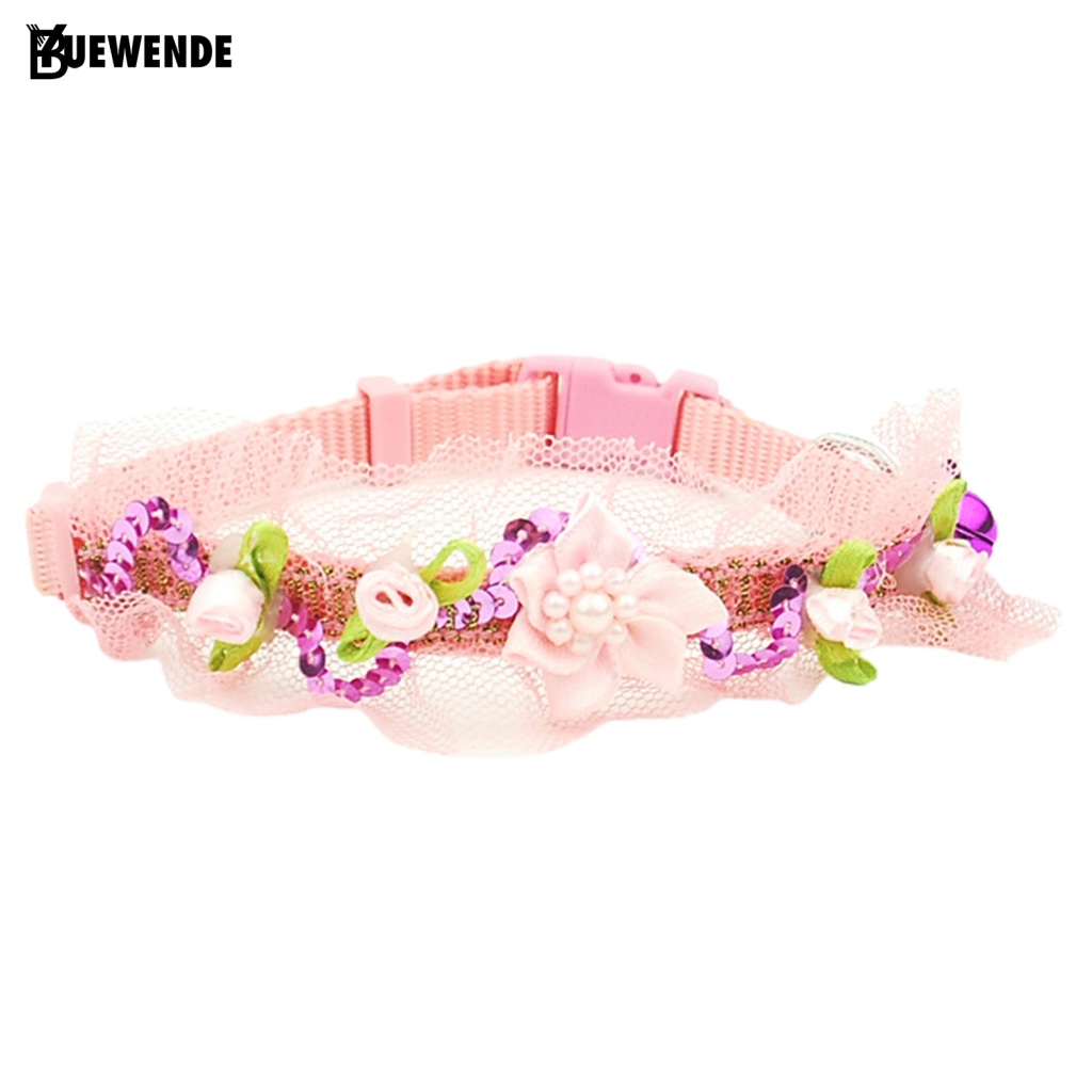 Vòng Cổ Nylon Chống Trượt Gắn Chuông Xinh Xắn Cho Thú Cưng