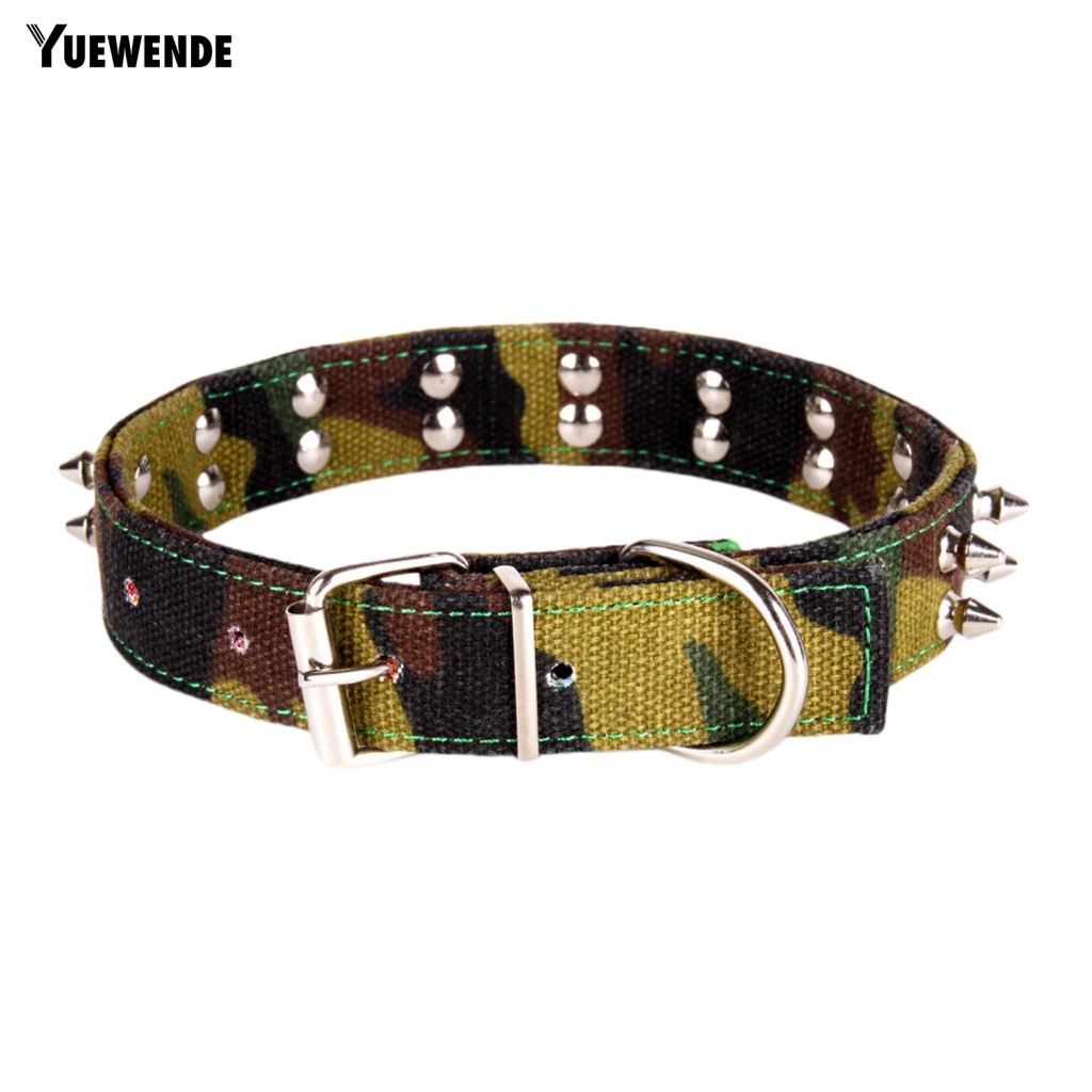 Vòng Cổ Vải Canvas Họa Tiết Rằn Ri Chống Cắn Có Thể Tái Sử Dụng Cho Thú Cưng