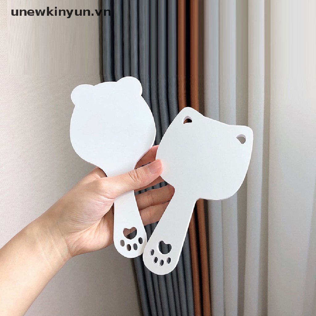 Gương Trang Điểm Cầm Tay Thiết Kế Tai Mèo Sáng Tạo