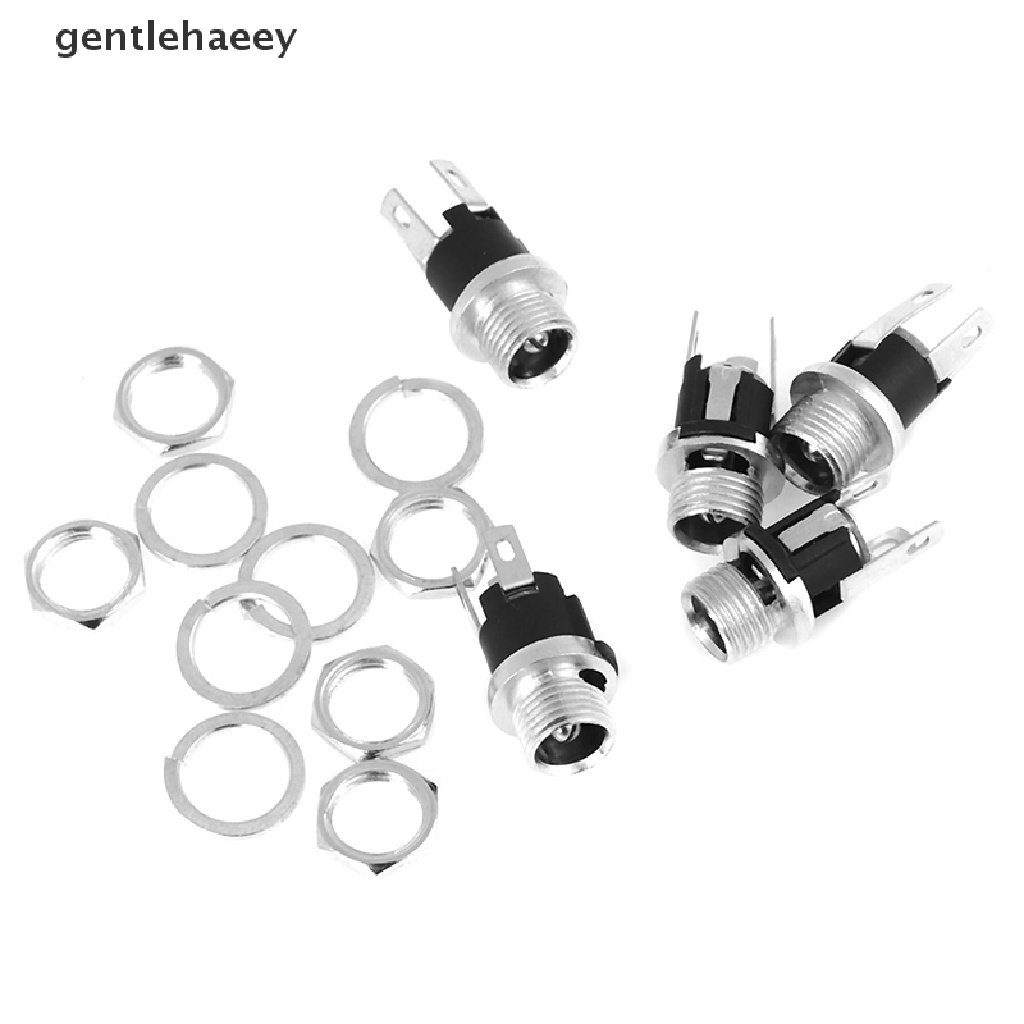 Set 5 Đầu Nối Ổ Cắm Cái 5.5 Mmx2.5 mm DC