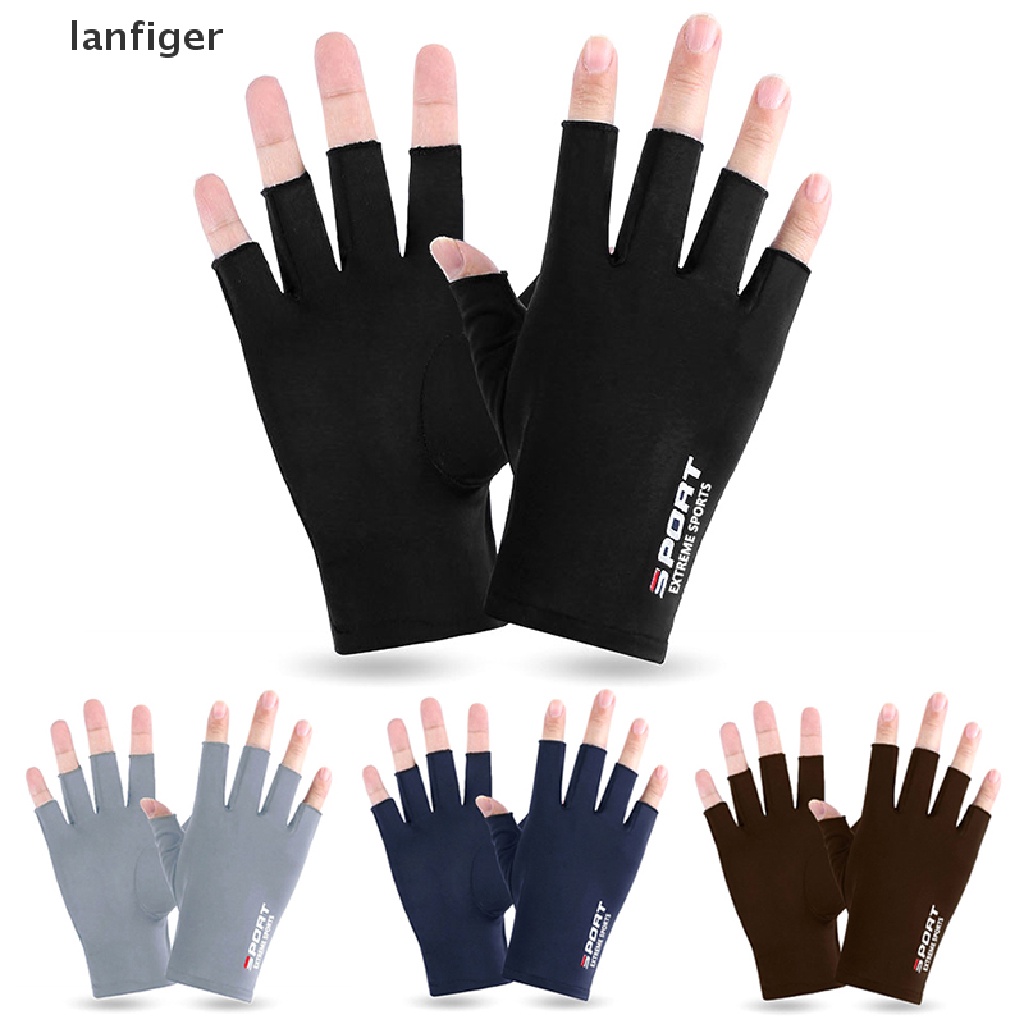 Găng Tay Câu Cá Chống Tia UV / Trượt Thời Trang Xuân Hè Cho Nam Và Nữ