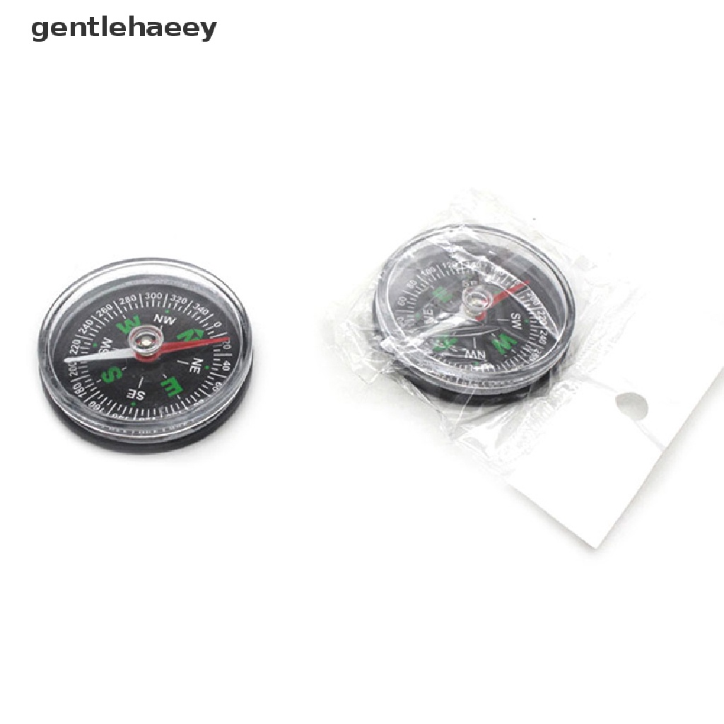 Gent Portable Mini Precise Compass Practical Guider Survival Button Design Compass EN