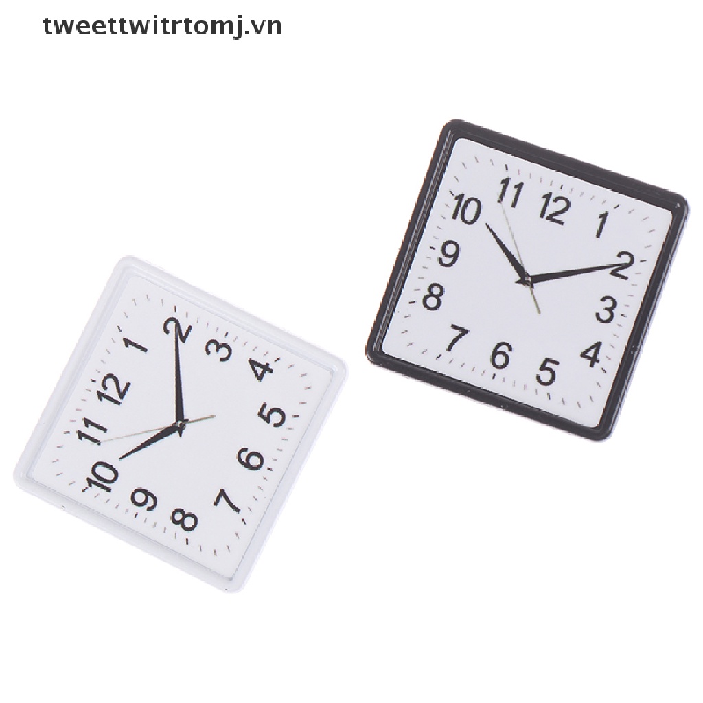 Đồng Hồ Treo Tường Trang Trí Nhà Búp Bê Tỉ Lệ 1: 12
