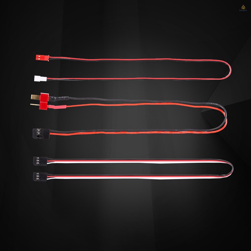Set 3 Dây Cáp Nối Dài Giắc Cắm Chữ T Cho Máy Bay Điều Khiển Từ Xa JST JST PH2.0mm 2P