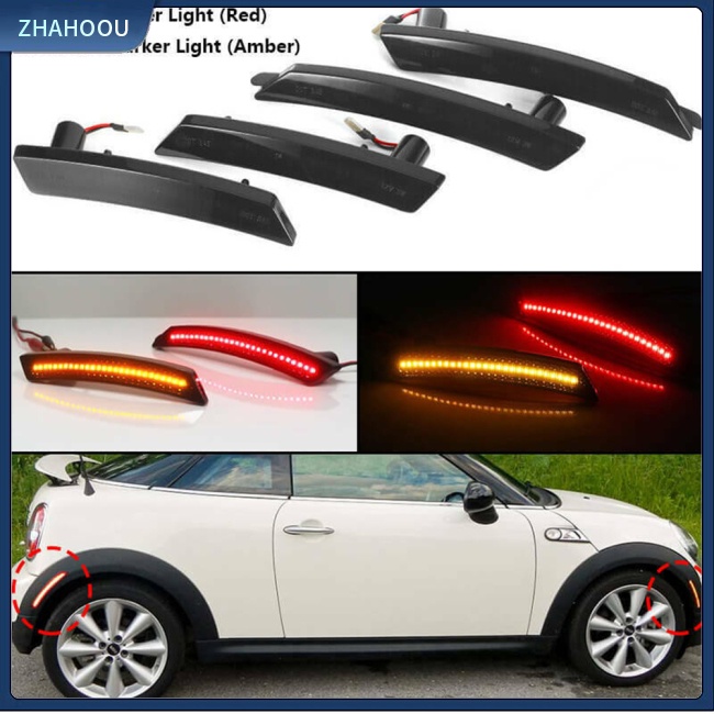 ☃Phụ Kiện Trang Trí Nhà Cửa Kiểu Dáng Dễ Thương Xinh Xắn☃ Set 4 Đèn Led Báo Tín Hiệu Xi Nhan Dành Cho Ô Tô Bmw Mini