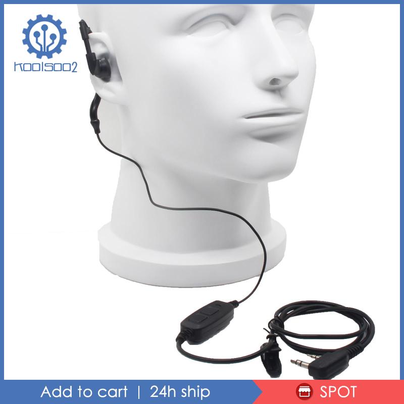 Tai Nghe Nhét Tai Koolsoo2 Dual PTT Kèm Micro Màu Đen Chuyên Dụng Cho Dòng 82