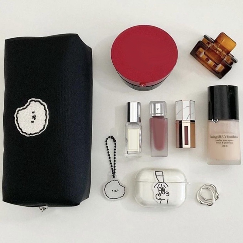 Túi Đựng Bút Ohaya Bằng Vải Canvas Màu Đen Sức Chứa Lớn Siêu Bền RYVN