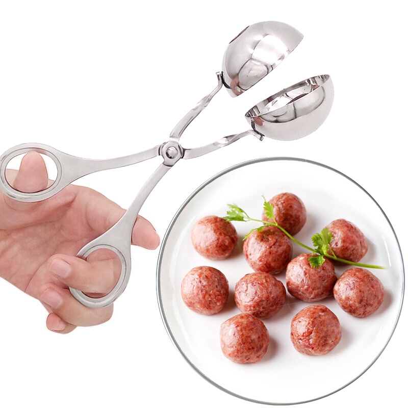 Dụng cụ hỗ trợ làm thịt viên bằng thép không gỉ tiện dụng