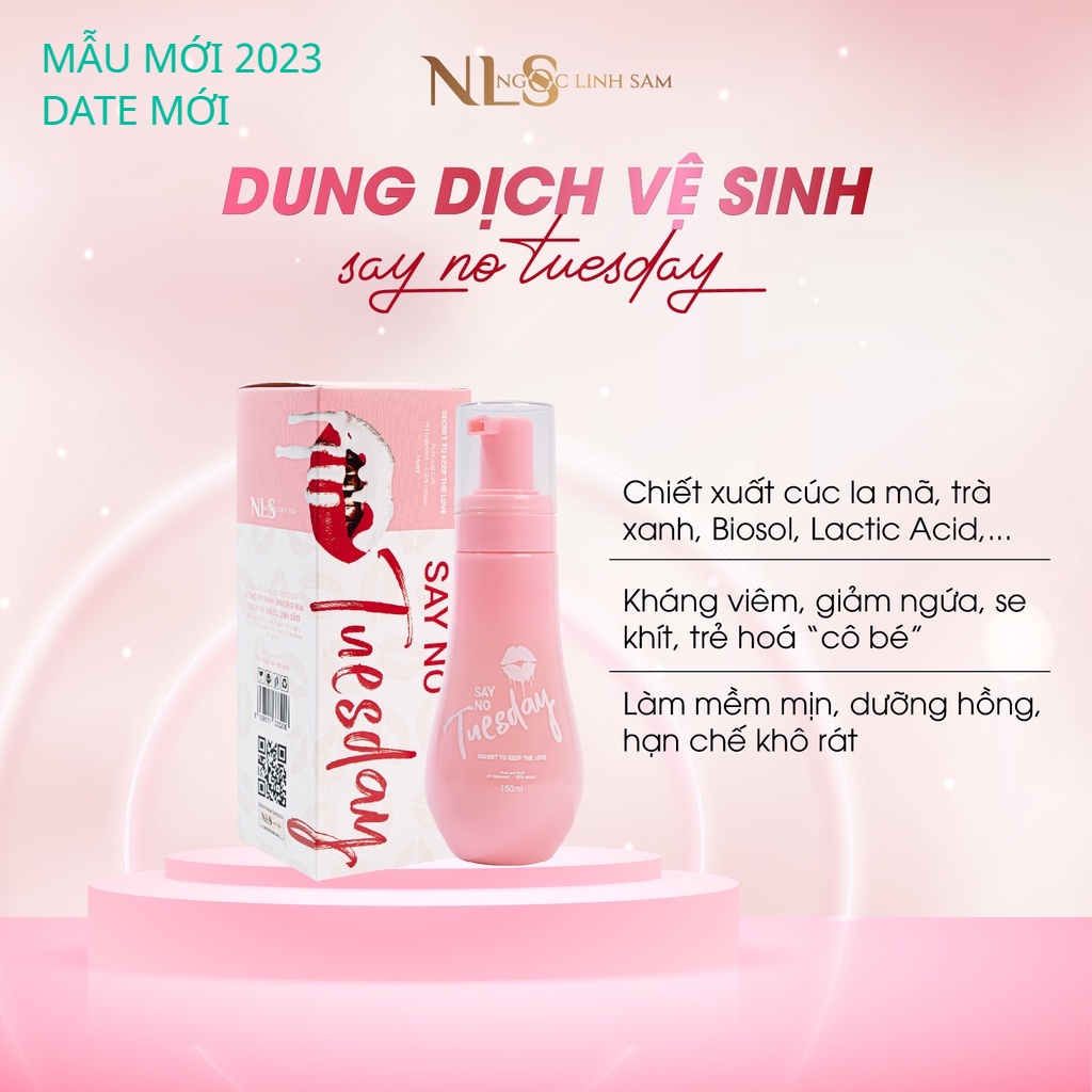 Dung Dịch Vệ Sinh Sayno, Anti Tuesday Nls, DDVS 150ml, Tặng Serum Làm Hồng