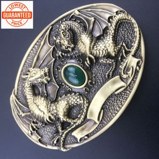 Khóa Thắt Lưng Bằng Đồng Nguyên Chất 4.0cm Phong Cách Retro Cho Nam