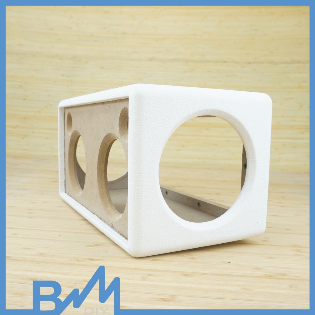 Box loa bọc da hoàn thiện 350x190x200mm dáng Stanmore ghép loa 4inch cộng hưởng