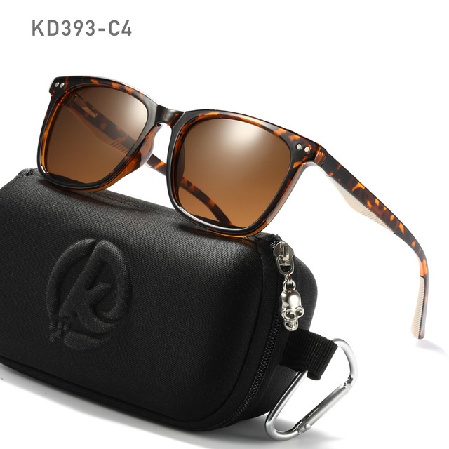 Kính Mát Phân Cực Gọng Vuông TR90 Bằng Thép Không Gỉ Cho Nam