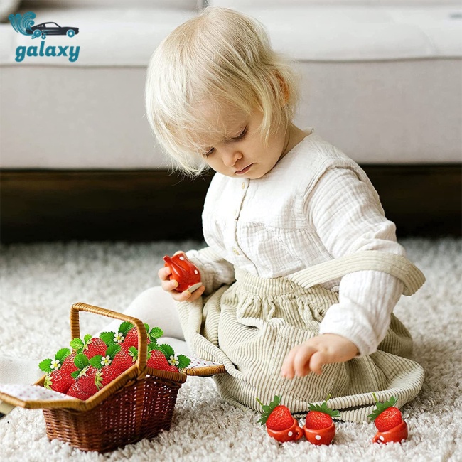 Galaxy Set 20 Quả Dâu Giả 3.5cm Trang Trí Nội Thất