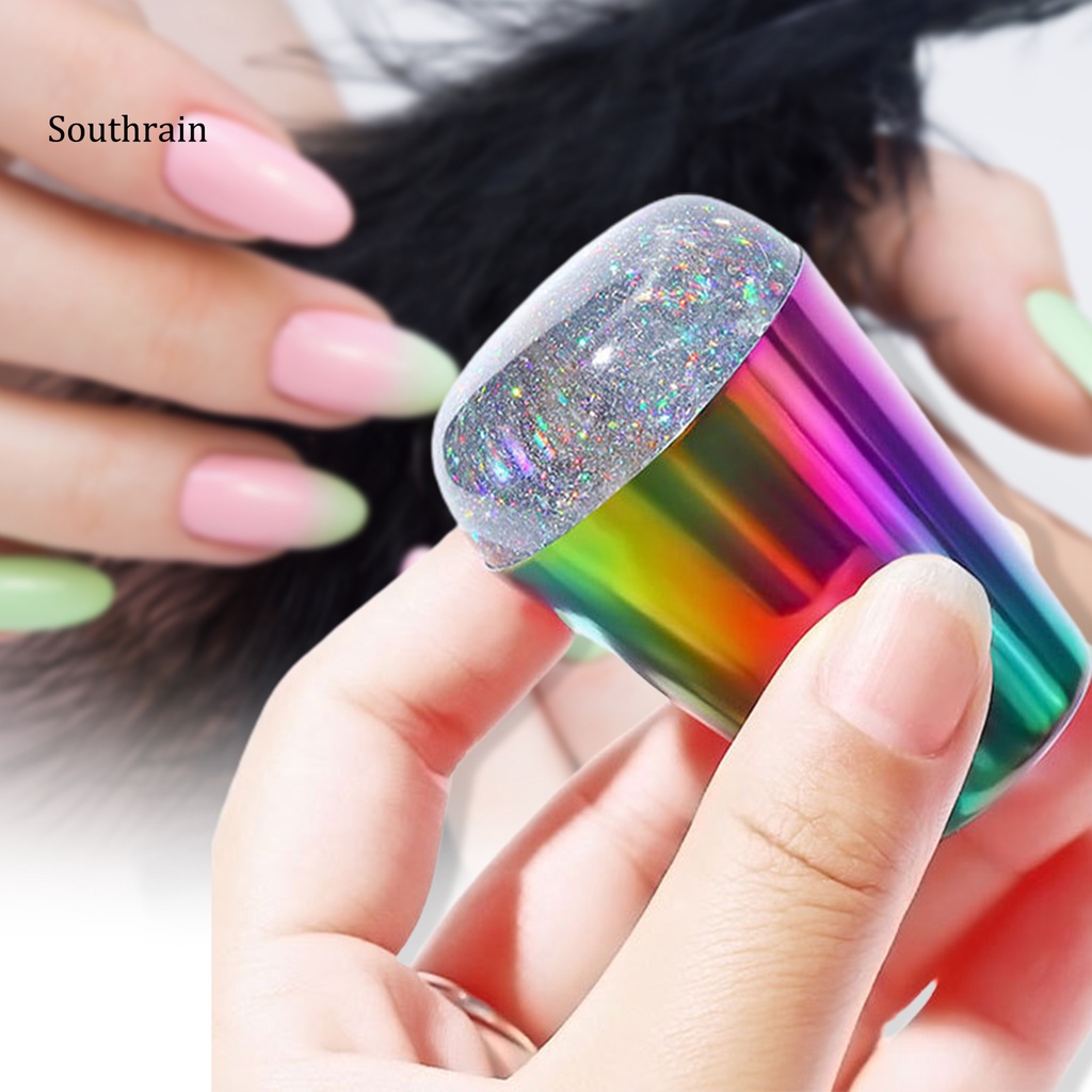 Khuôn Silicone Màu Cầu Vồng Trang Trí Móng Nghệ Thuật