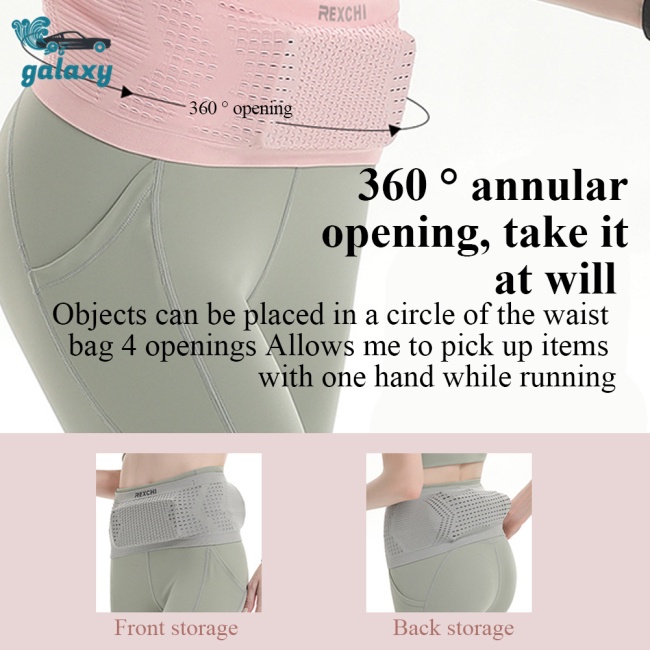 Galaxy Túi Đựng Điện Thoại Đeo Hông Chống Trượt Cỡ Lớn Thoáng Khí Tiện Dụng Cho Nam Và Nữ