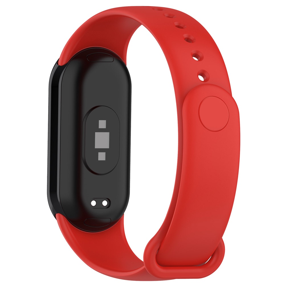 Dây Đeo Thay Thế Chất Liệu Silicon Màu Trơn Cho Xiaomi mi band 8 mi band 8