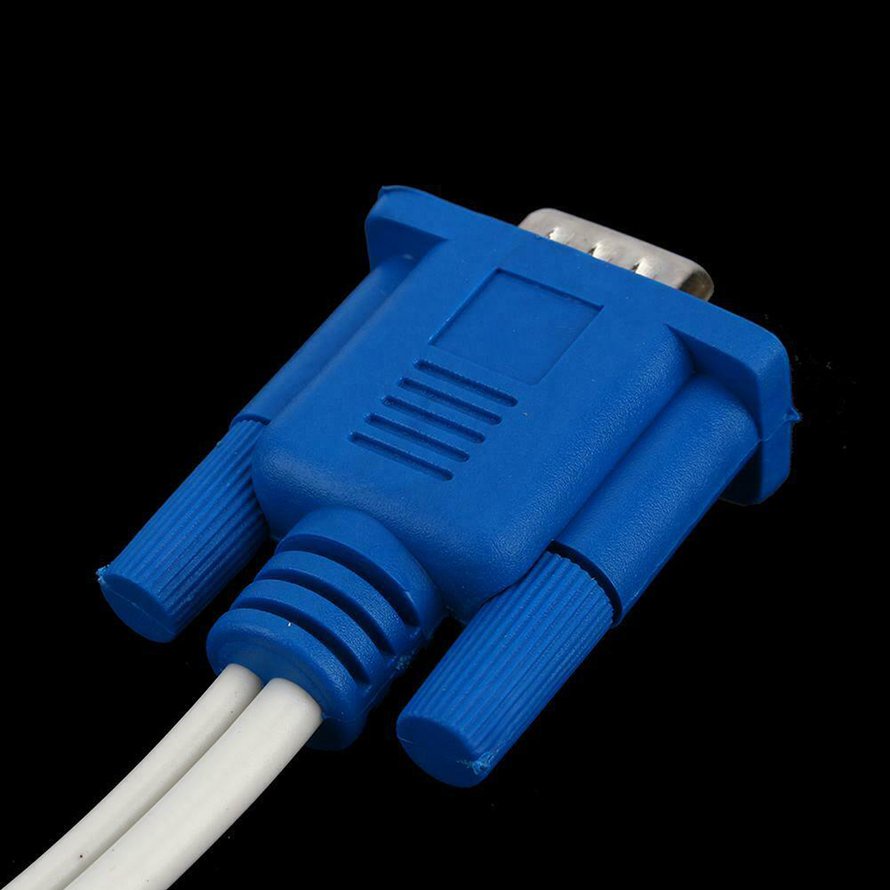 1pc 15Pin PC VGA SVGA TO S-Video RCA Composite AV TV Out Converter Adapter