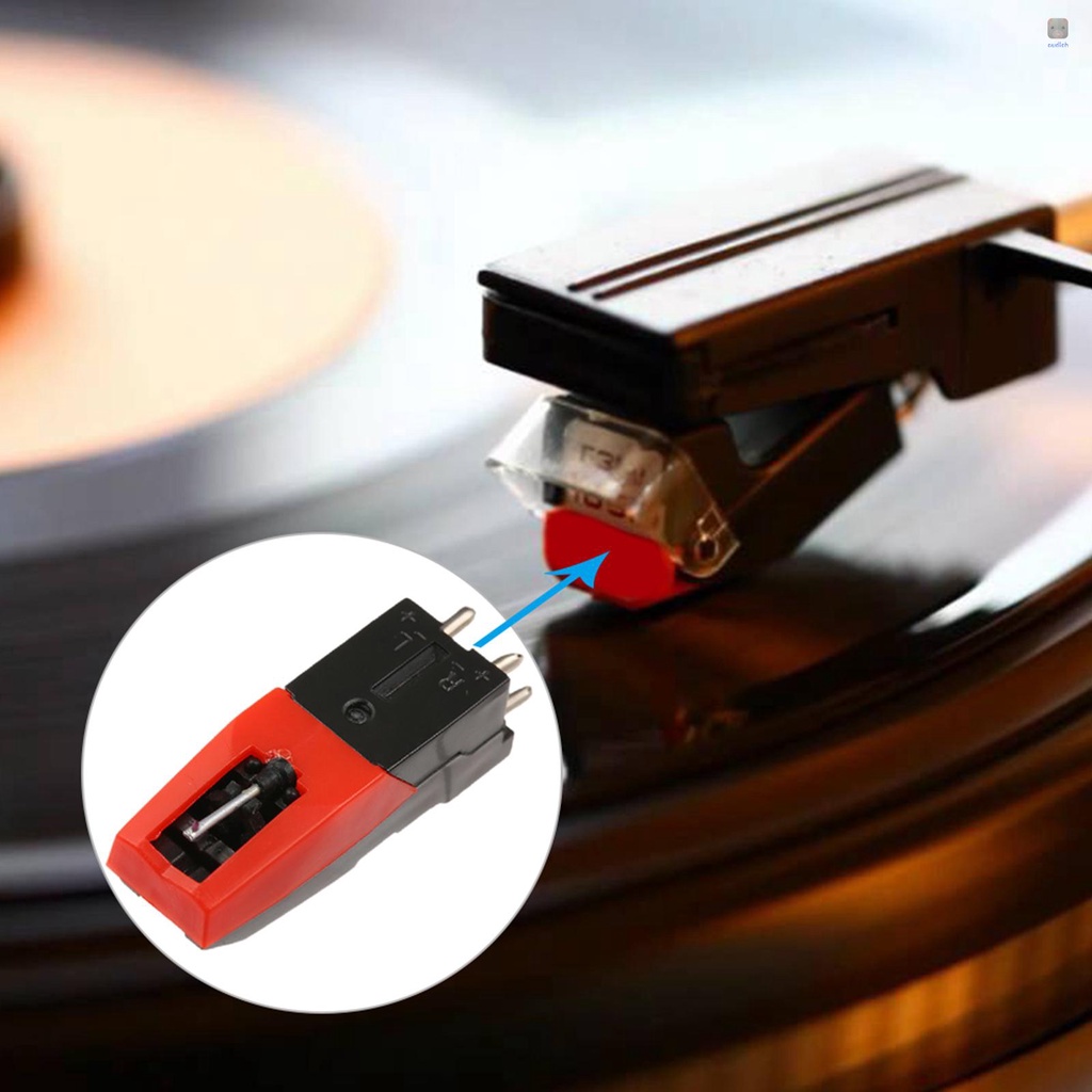 1 Hộp Máy Ghi Âm Vinyl Kèm Bút Cảm Ứng Kim Thay Thế Và Vỏ Bảo Vệ