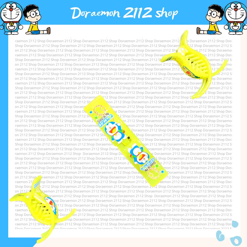 KẸP TÓC CÀNG CUA DORAEMON 3 răng đáng yêu