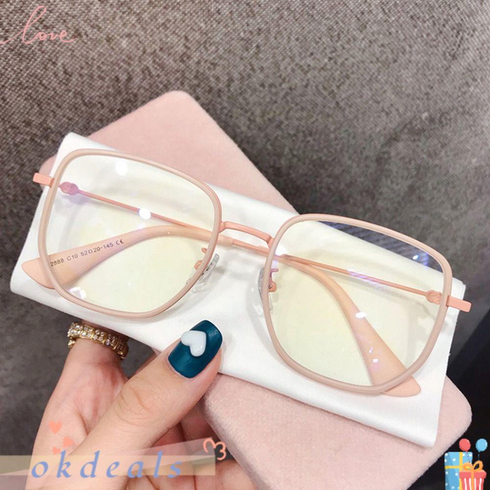 Mắt Kính Chống Ánh Sáng Xanh Kiểu Dáng Dễ Thương Dùng Trong Văn Phòng