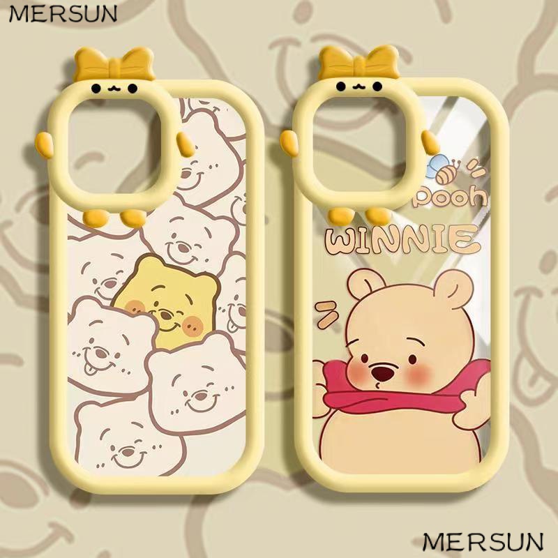 ✅Ốp Điện Thoại Cao Su Mềm Chống Sốc Hình Winnie the Pooh Dễ Thương Cho Apple 7 plus13promax 14 xr / 118 / LCZB
