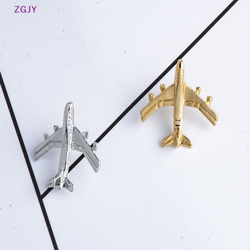 Huy Hiệu Cài Áo Hình Máy Bay Bằng Hợp Kim Phong Cách Vintage Mới