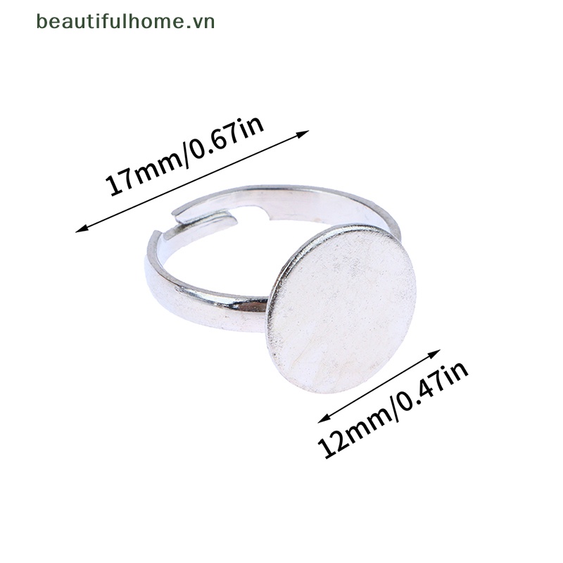 Bộ 10 Giá Đỡ Nhẫn Bằng Thép Không Gỉ Chuyên Dụng Cho Nối Mi