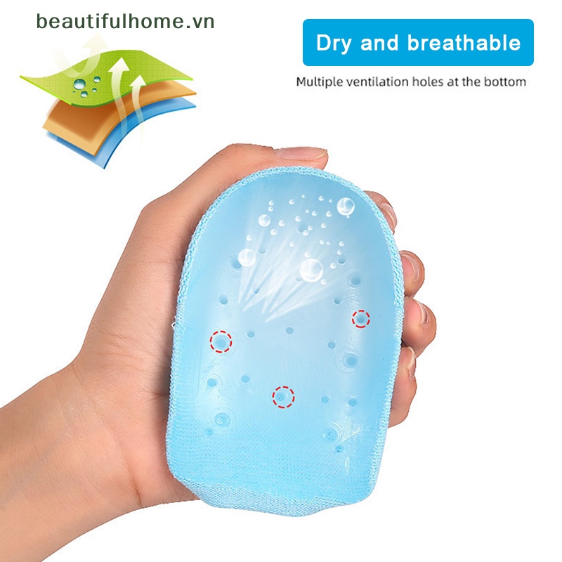 Miếng Lót Giày Tăng Chiều Cao Bằng Silicone Vô Hình Unisex