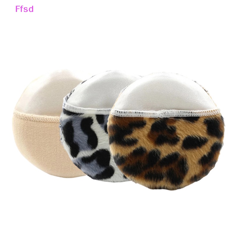 1 Mút Trang Điểm Mini Bằng Cotton Họa Tiết Da Báo