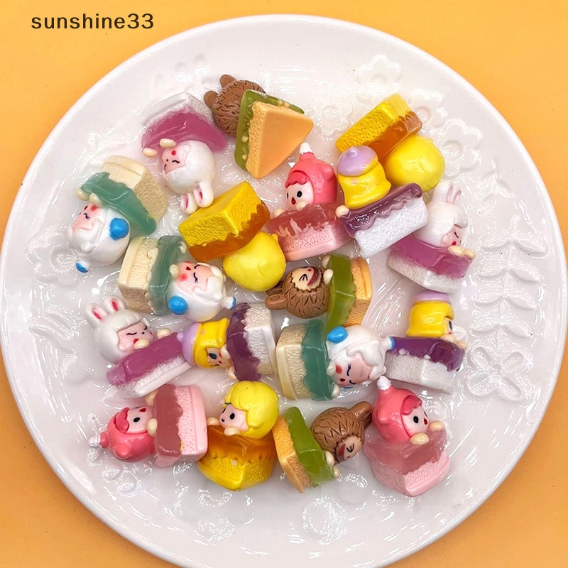 1 Đồ trang trí Bánh Ngọt Dạ Quang Thu Nhỏ Dùng Trang Trí Tiểu Cảnh