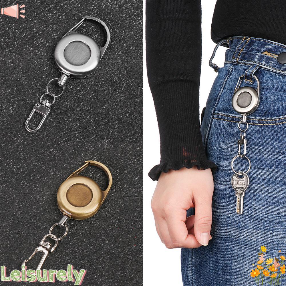 Bộ 1/2/4 Móc Treo Chìa Khóa Bằng Inox Có Thể Thu Gọn Siêu Bền Tiện Dụng