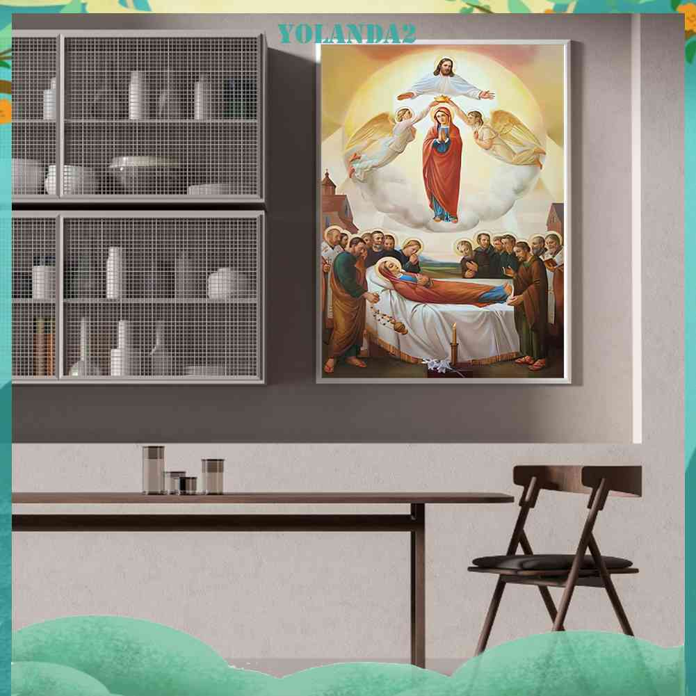 Tranh Đính Đá Kim Cương Toàn Bộ 5D DIY Hình Vẽ Chúa Jesus